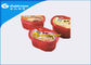 Colorful Printed Disposable Plastic Yogurt Cups Injection / Thermo Forming Type