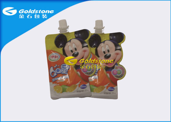 Gli alimenti per bambini Squeezable eliminabili stanno sui sacchetti con rigidezza dell'alta barriera del becco buona