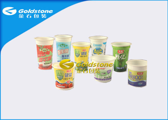 ANCHE/pp/tazze congelate del yogurt materia plastica, tazze di plastica di qualità superiore