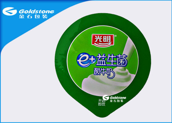 Materiali da imballaggio tagliati logo su ordinazione professionale del yogurt dei coperchi