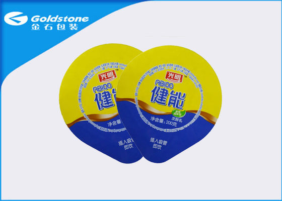Non i coperchi del di alluminio della tazza del yogurt di caduta/hanno tagliato la stampa a stampo tagliente di colori laminata dei coperchi 1 - 8